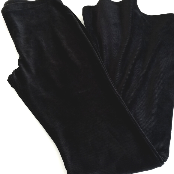 Forever 21 Ribbed Velvet High Waisted Bell Bottom Pants M - Picture 5 of 12